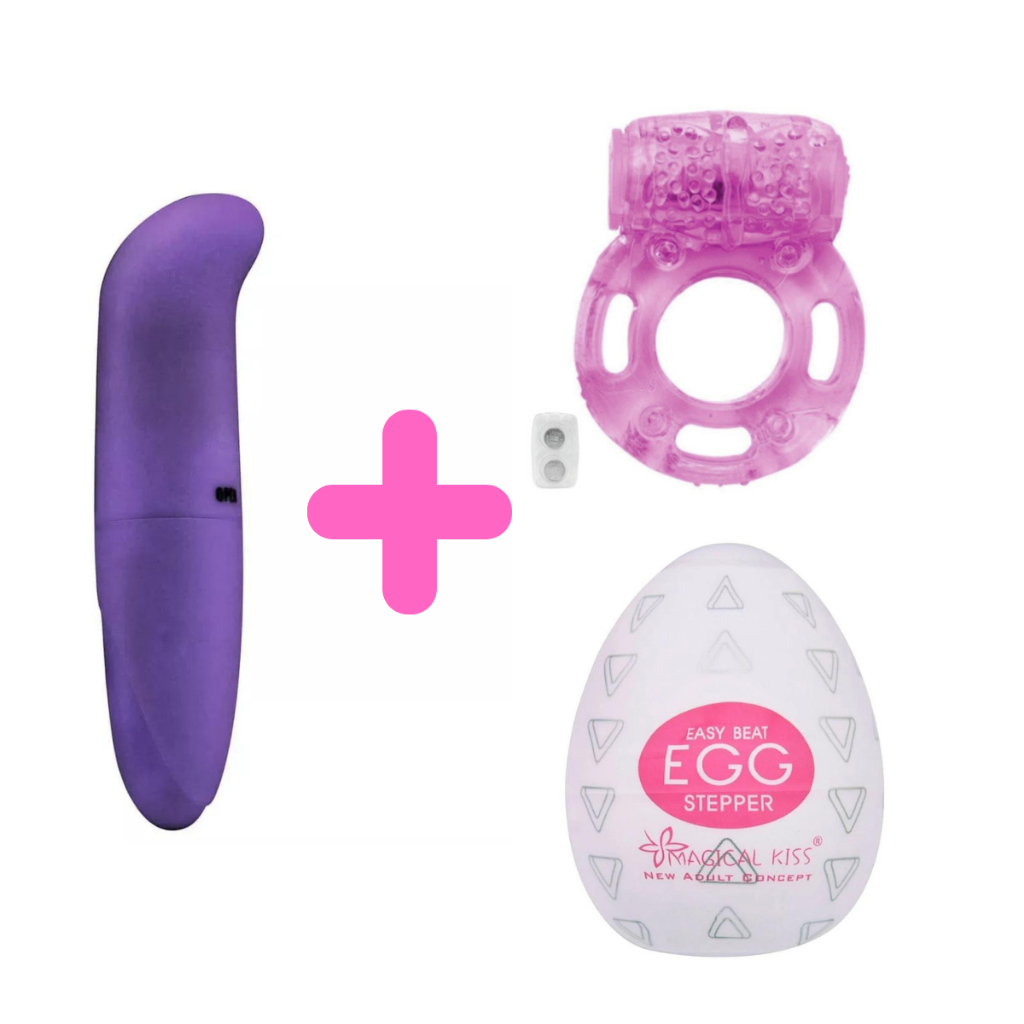 Kit Vibrador Ponto G Anel Peniano Vibrador Egg Masturbador Shopee Brasil 8698