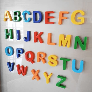 LETRAS ALFABETO MAGNETICO EDUCATIVO INFANTIL 26 PEÇAS Letras /37 PEÇAS Número em Oferta na Shopee