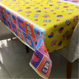 Toalha de mesa xadrez laranja (2,50 x 1,40) - Kasa57 - kasa 57