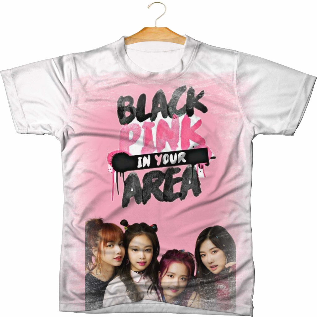 Camiseta Blusa BlackPink Banda Coreana Pop - 07 | Shopee Brasil