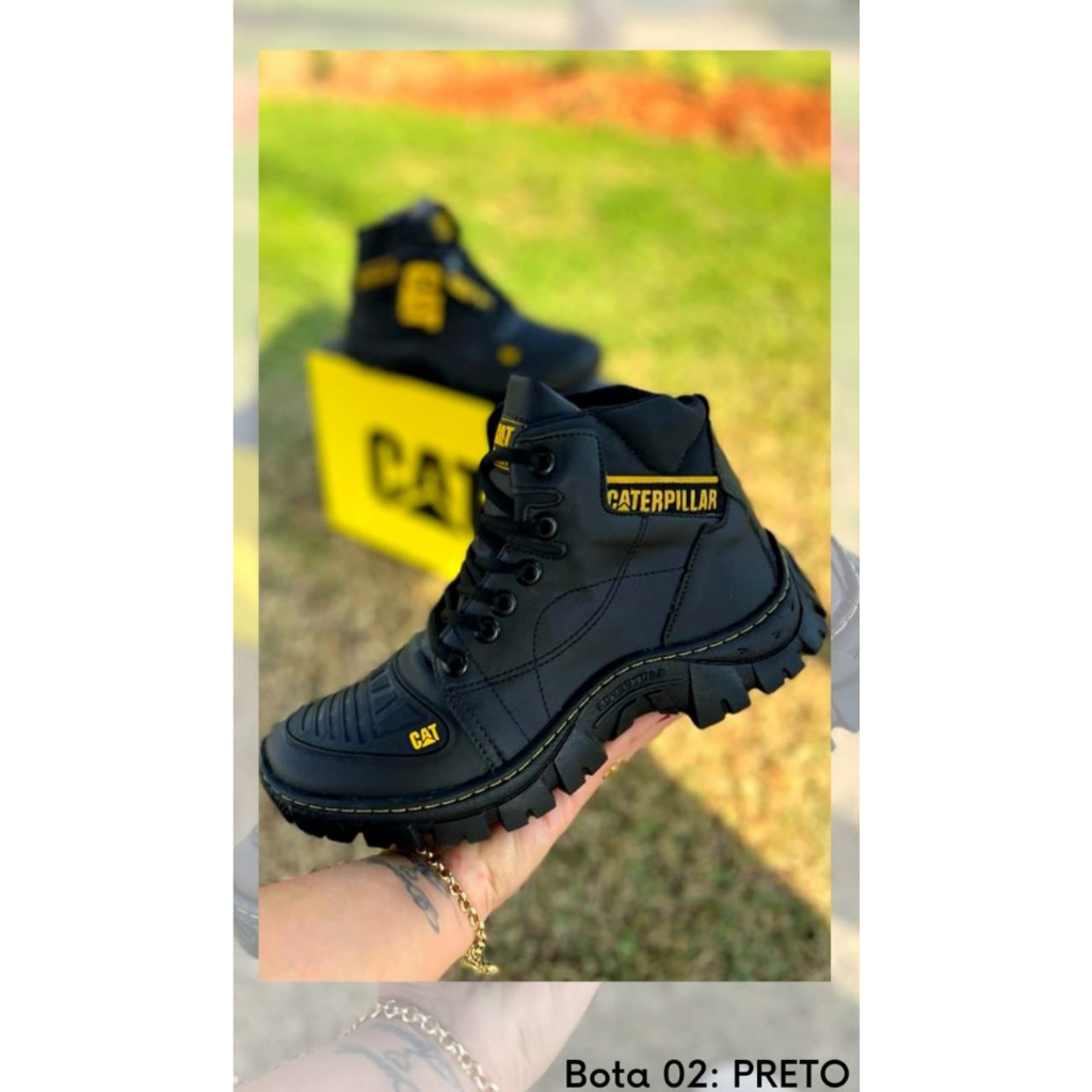 Bota Caterpillar Adventure Masculina Ref 02 em Lona Reforçada Promoção Envio Imediato