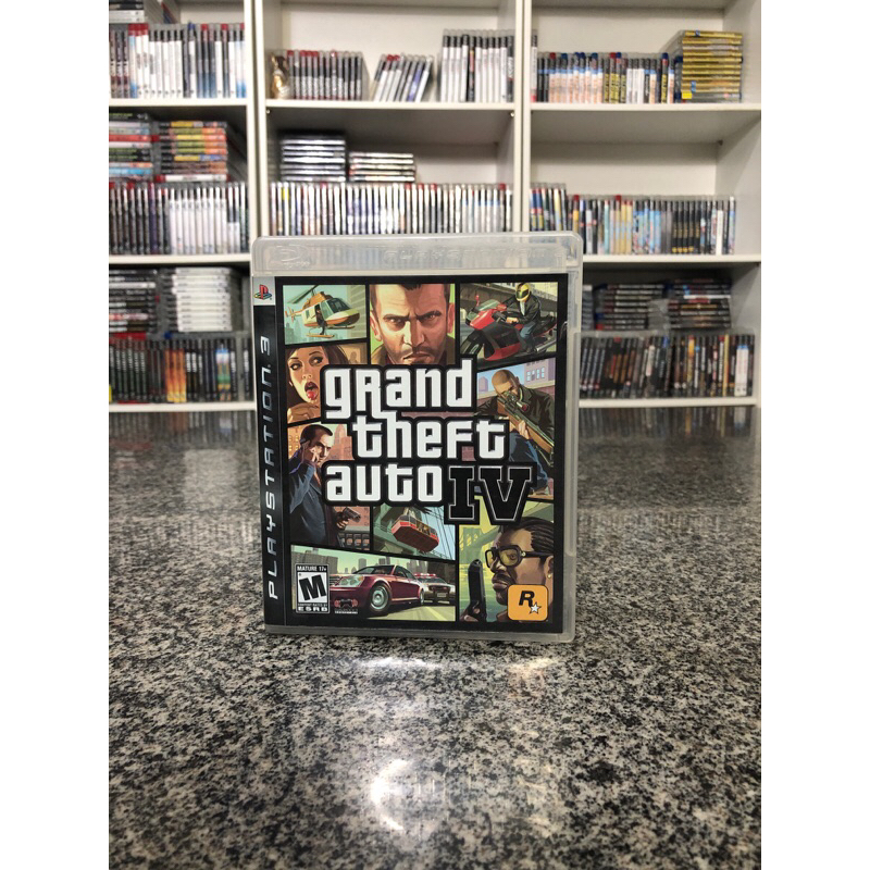 Grand Theft Auto IV GTA IV - Ps3 Playstation 3 Jogo de Tiro Disco Midia Fisica Original