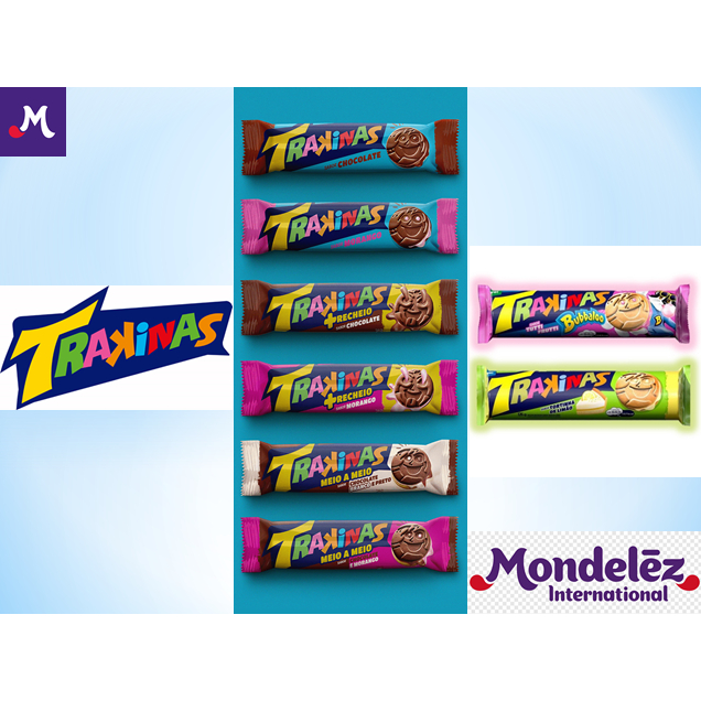 Biscoito Trakinas Caixa com 20 unidades Sortidas