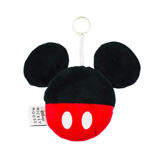 Chaveiro de Pelúcia Formato Mickey