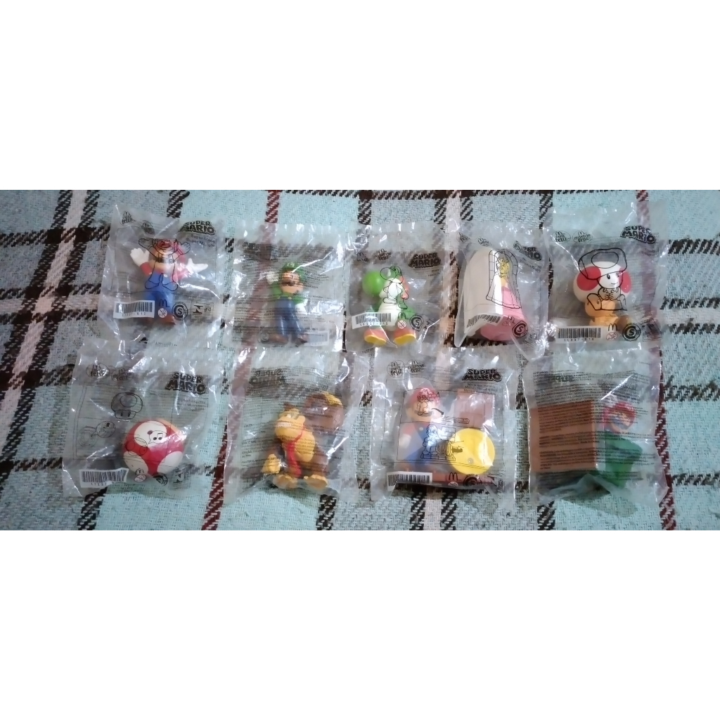 Coleção Super Mario McDonald's 2014 Completa e Lacrada