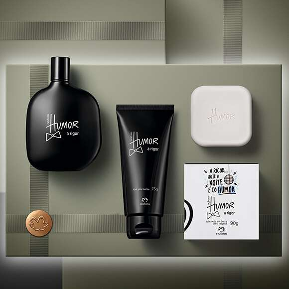 Kit Humor a Rigor Colônia 75 ml + Gel Pós-Barba 75 g + Sabonete 90g ...