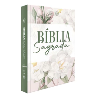Bíblia Sagrada | King James Atualizada | Capa Dura | Letra Hipergigante | Floral Suave