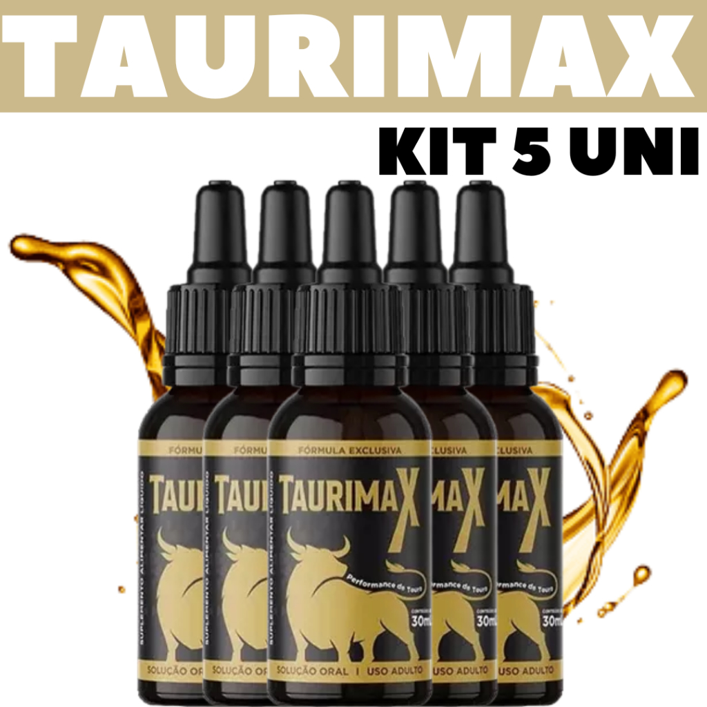 5 TAURIMAX ORIGINAL SUPER POTENTE | Shopee Brasil