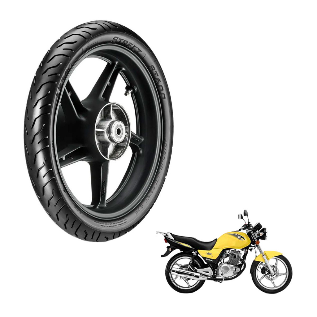 Pneu Vipal St Dianteiro Para Moto Cg Titan Ybr Yes Strada Shopee Brasil