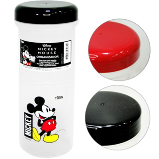 Pote Plástico Redondo Mickey Toda Hora Com Tampa Colors 950ML