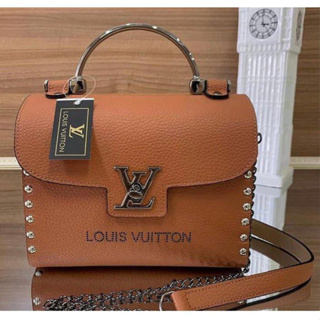 Bolsa Elegante Feminina LV Baú de Mão e Alça Transversal