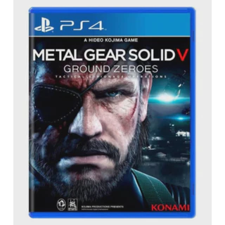 Metal Gear Solid V Ground Zeroes - PS4 Mídia Física