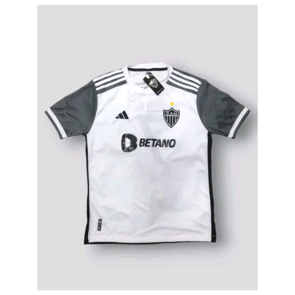 Camisa branca do Atlético Mineiro 2023-2024 tem imagem vazada