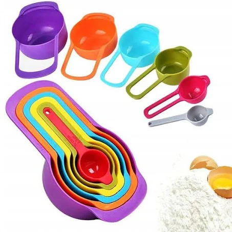 Kit Conjunto medidor 6 Unidades Culinario confeiteiro Cozinha