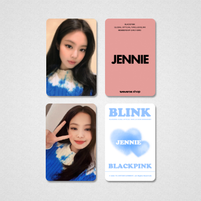 Blackpink weverse photocard Fanmade kpop Rosé Lisa Jennie Jisoo