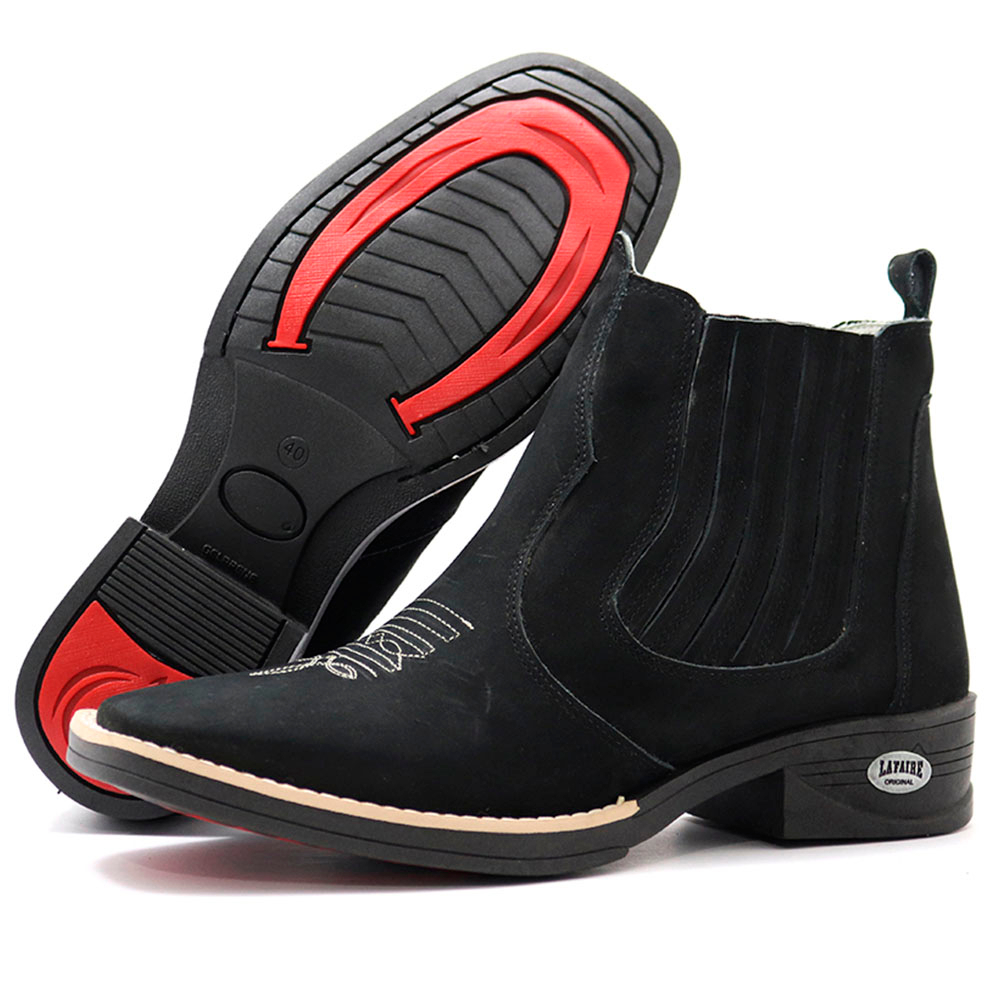 Botina Bota Country Rodeio Texana Couro Bovino Legitimo | Shopee Brasil