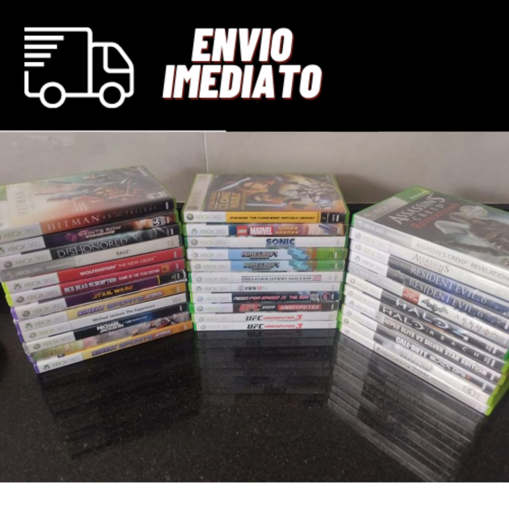 Jogos Para Xbox 360 Originais Usados Com Nota Fiscal e Garantia