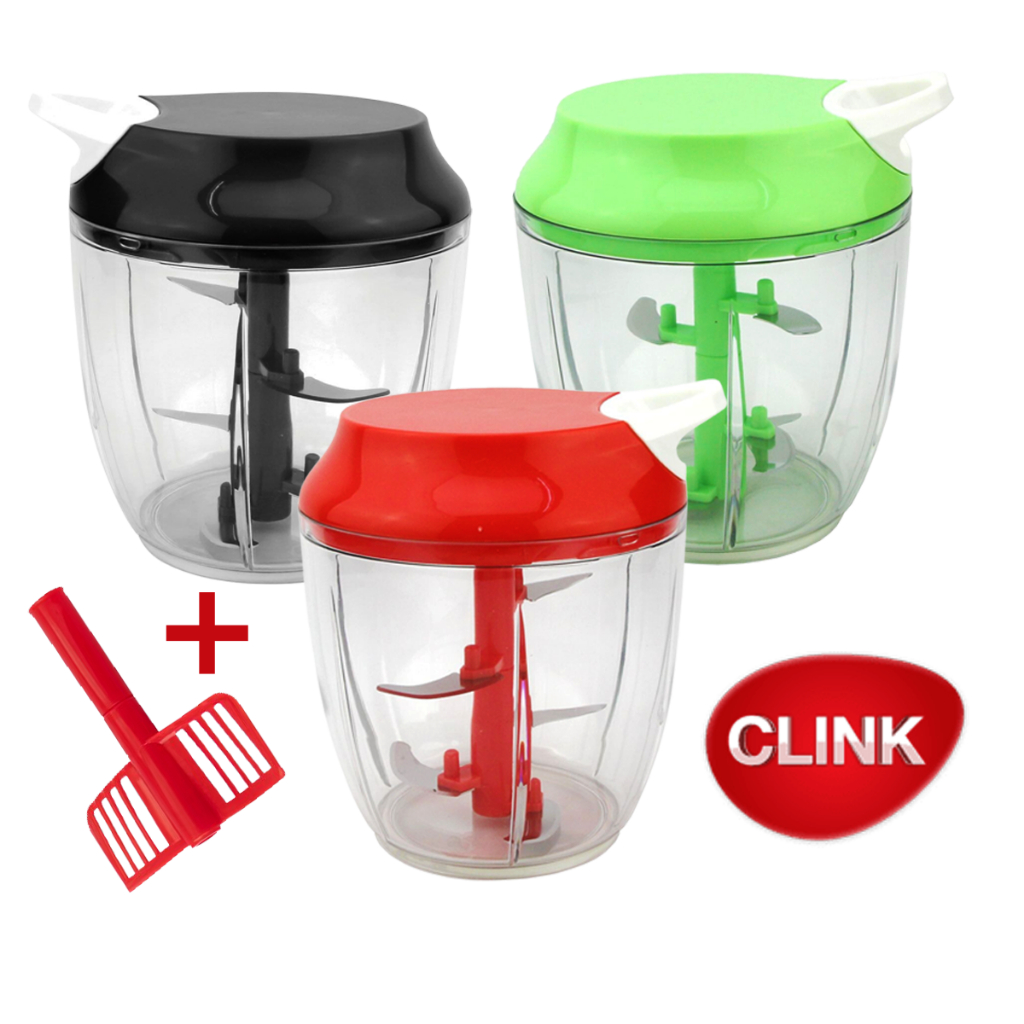 Processador Triturador Manual Alimento 5 Lâminas 1200ml Alho