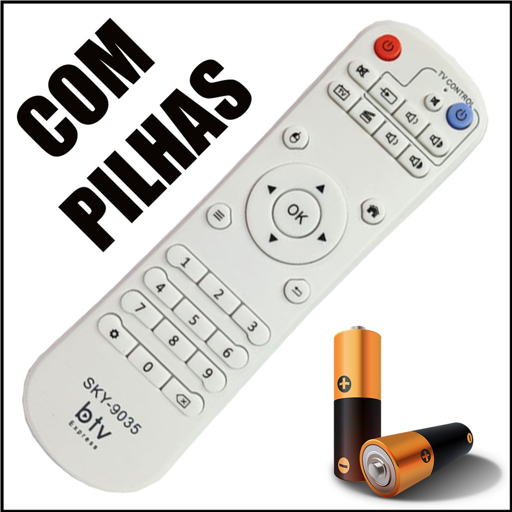 Controle Remoto Para BTV Controle Universal Todos Os Modelos De BTV ...