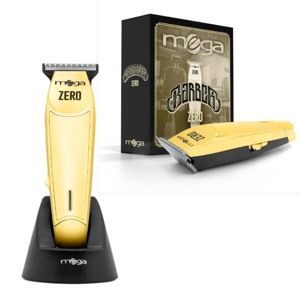 MAQUINA ZERO BARBER GOLD MEGA PROFISSIONAL CORTE E ACABAMENTO SEM FIO BIVOLT USB COM BASE DE ...