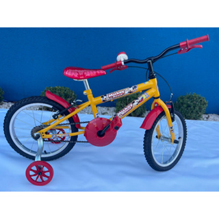 Bicicleta Infantil Aro 16 Moto Bike C/ Rodinha Menino - Glumi