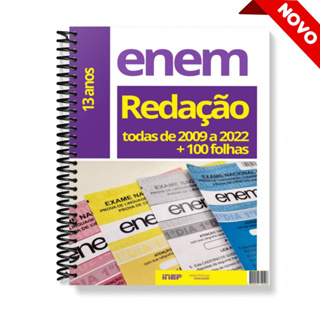 Caderno de Redação Enem - de 2009 a 2022 + 100 folhas