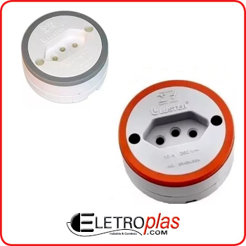 Tomada Externa 20 Amperes Tomada para Pinos Grossos Furadeira Microondas Secador de Cabelo Chapinha Grill Tomada Externa para Madeira Fixação externa