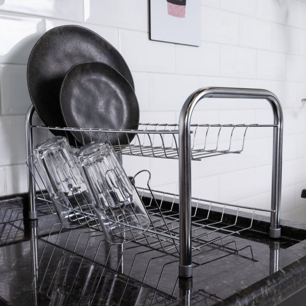 Escorredor De Louça 13 Pratos e 6 Copos