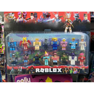 Kit Roblox 16 Bonecos Articulados Cartela grande Lego 8 cm Kit completo Linha premium Lançamento Envio Imediato