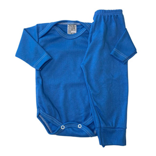 Conjunto de Bebe Body + Calça Liso Canelado Promoção