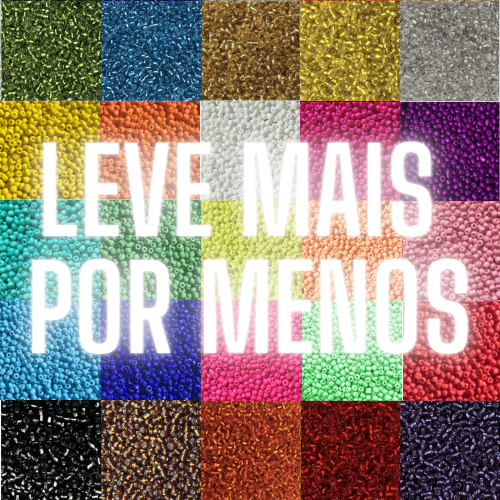 Miçanga de Vidro - Valor de Maior Quantidade - Para Pulseira e Artesanato 10g - 3.6mm - 6/0 - (Misanga, Missanga, Missanguinha, Miçangão)