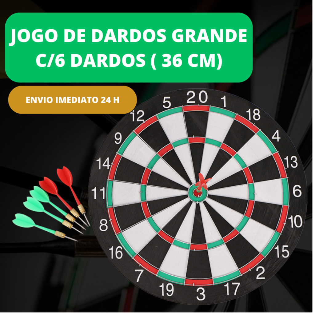 Brinquedo Infantil Jogo Tiro ao Alvo Grande Dardos Braskit - Loja