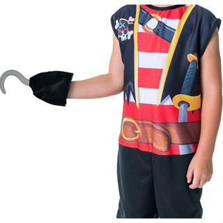 TOYANDONA 1 Conjunto Capitão Pirata Olho Tapa-pirata Botas De Pirata Calça  Pirata De Pirata Infantil Acessórios Piratas Infantis Conjunto De Vestir  Pirata Poliéster Clássico Decorações Filho