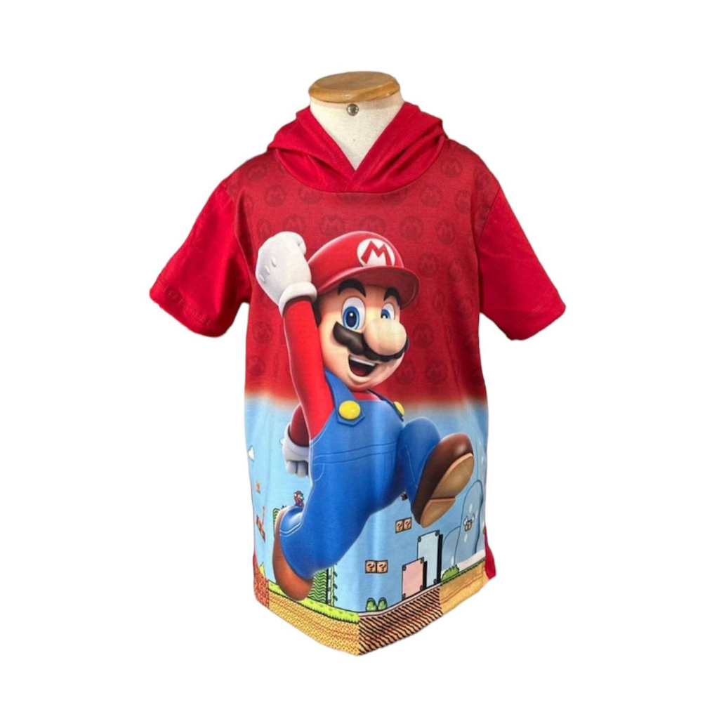 Camiseta Do Mario Bros Infantil Cosplay Super Mario Bros | Shopee Brasil