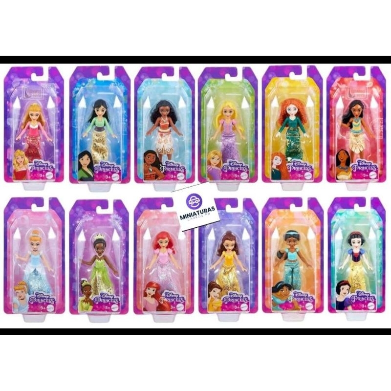 Disney princess small clearance figures