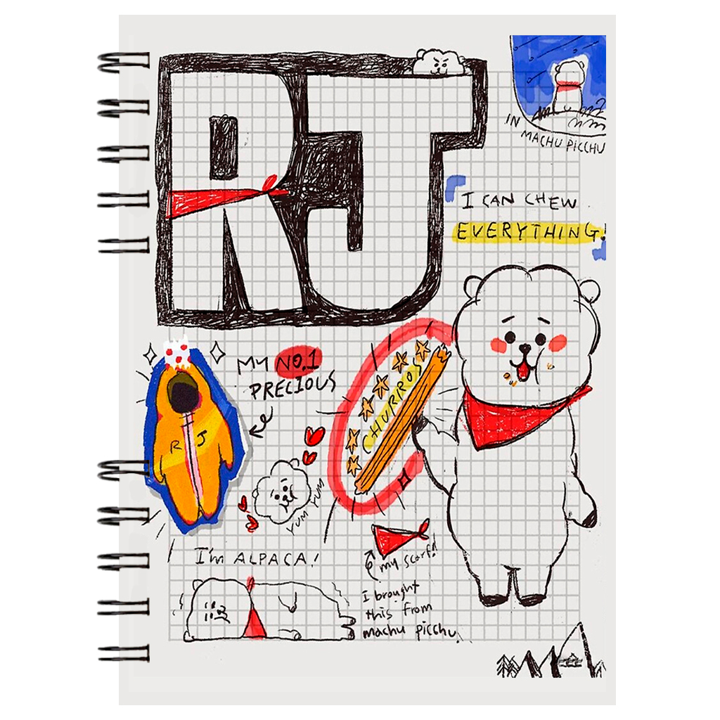 Bullet Journal BTS RJ Caderno | Shopee Brasil