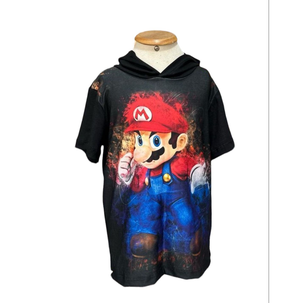 Camiseta Do Mario Bros Infantil Cosplay Super Mario Bros | Shopee Brasil
