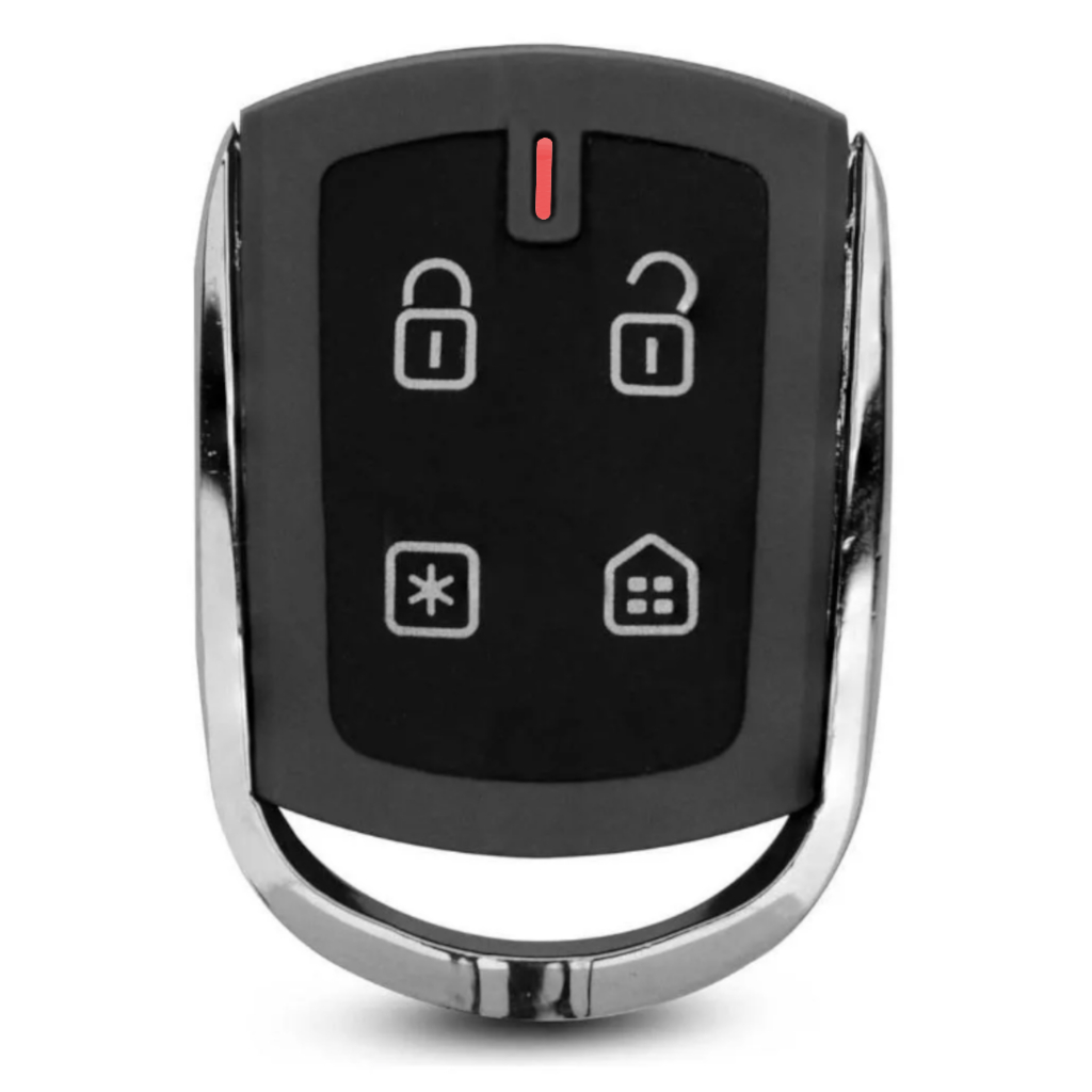 Controle Alarme Positron cromado Flex Pxn58 Ex Fx Px 293 300 330 360