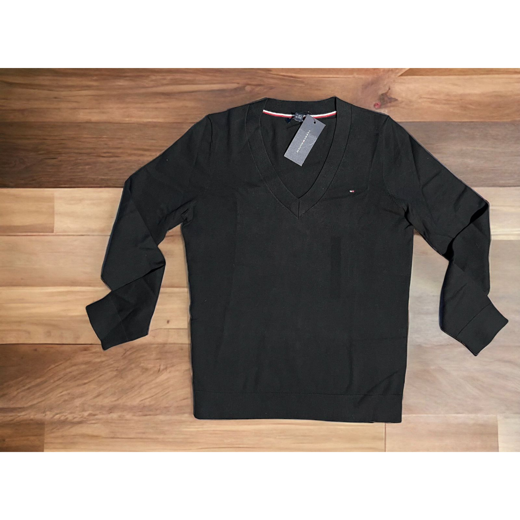 Sueter best sale preto tommy