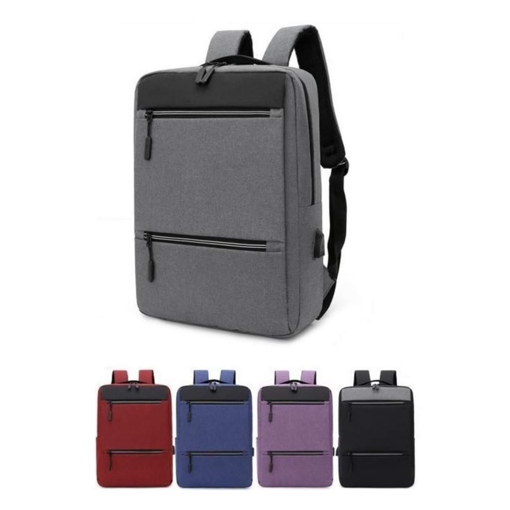 Mochila Unisex Impermeável Executiva Casual Para Notebook Multifuncional USB