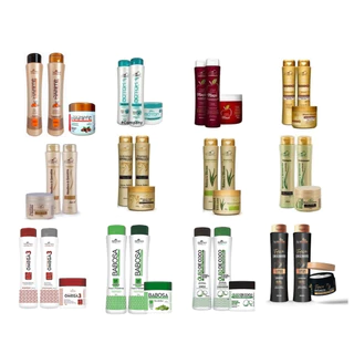 Shampoo + Condicionador + Mascara = 09 Produtos Atacado Kit Revenda