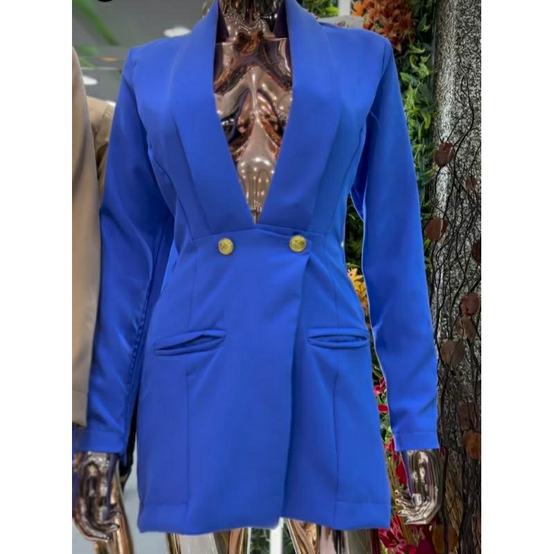 Blazer Feminino Em Moletinho Mescla Cess - Escorrega o Preço