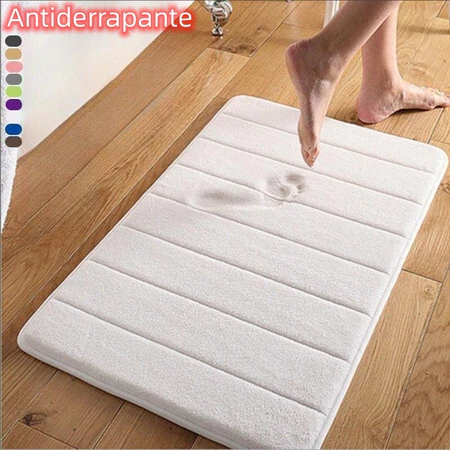 Tapete De Banheiro Soft Macio Secagem Rápida