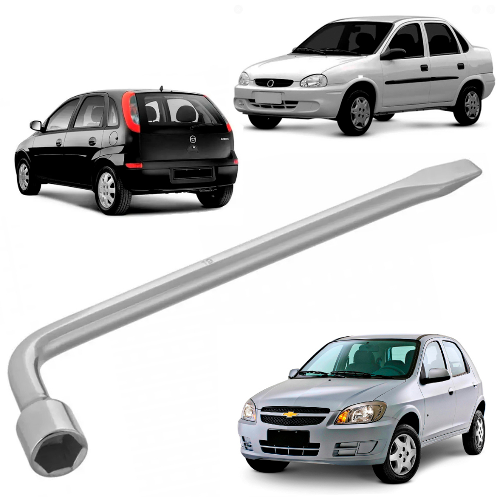 Chave De Roda Modelo L 19mm Universal Gm Corsa Celta Classic C ...
