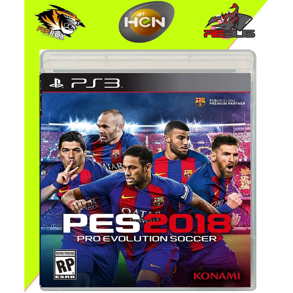 Pro evolution soccer 2018 PS3 requer hen | Shopee Brasil