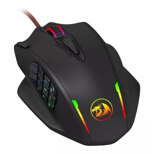 Mouse Para Jogo Redragon Impact M908 Preto