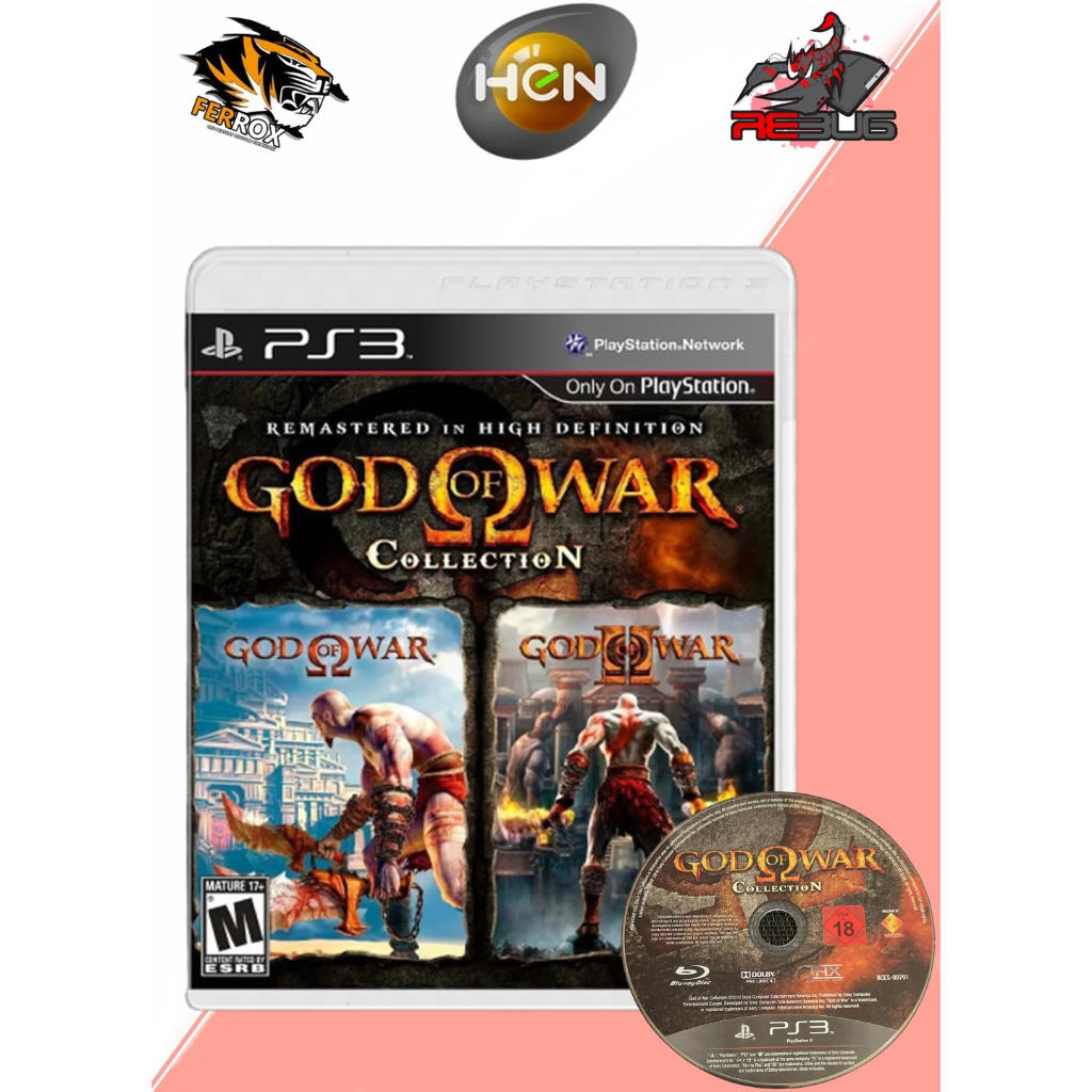 God Of War Saga (3 Jogos) Ps3 Mídia Física Pronta Entrega - Corre