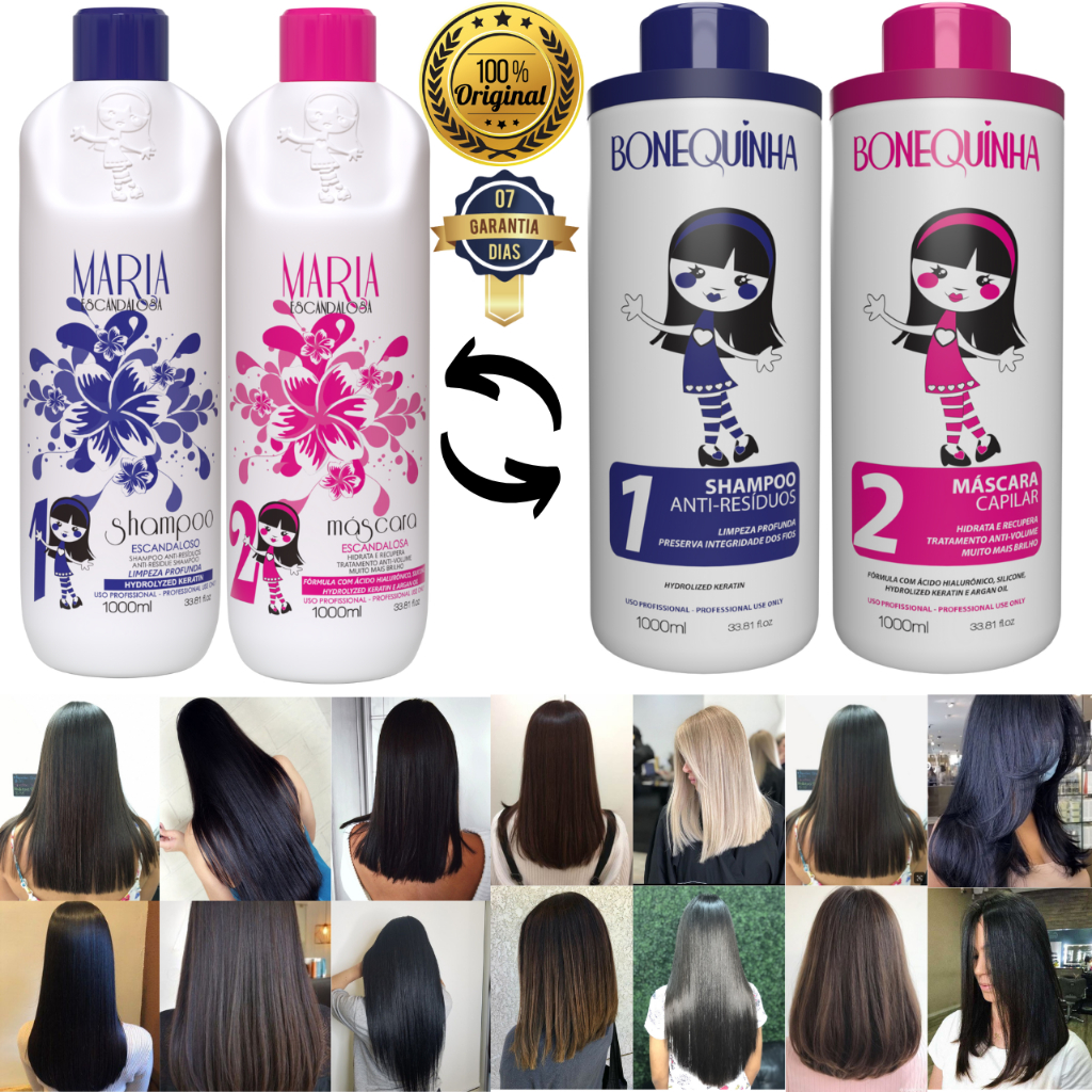 Progressiva 1000ml Progressiva Maria Escandalosa kit 2 Passos ...