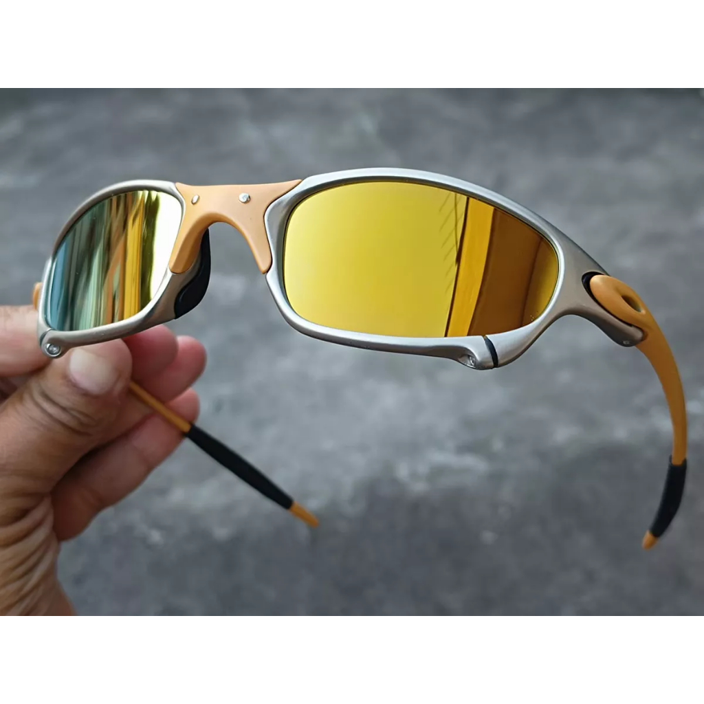 Oculos de Sol Juliete xX-Metal Dourada 24K Xx 100% Polarizadas