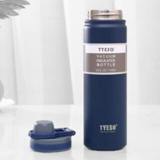 Garrafa Térmica Esporte Inox C Tampa 750ml Tyeso Azul